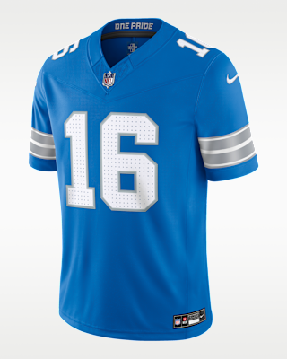 NIKE Big Swoosh シアサッカー柄 L sky blue Jahmyr Gibbs Detroit Lions Men's Nike Dri-FIT NFL Limited Jersey
